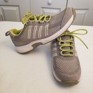 Orthofeet Biofit Coral 987 Athletic Shoes Womens 10 M Gray Yellow Orthopedic